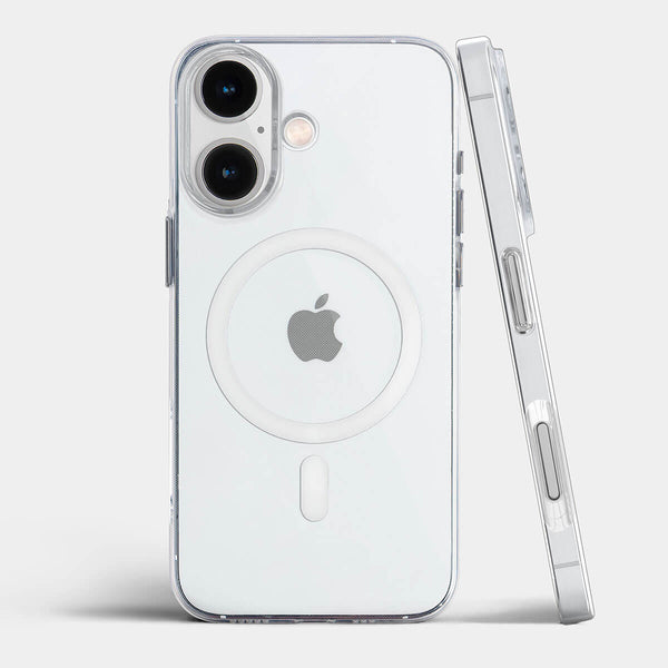 Clear iPhone 16 case by totallee, clear (soft)