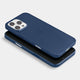 Slim iPhone 16 Pro Max case by totallee, navy blue