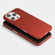 Slim iPhone 16 Pro case by totallee, red