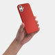 Thin and minimal iPhone 16 case, red