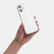 Thin and minimal iPhone 16 Plus case, frosted clear