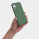 Thin and minimal iPhone 16 Plus case, green