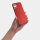 Thin and minimal iPhone 16 Plus case, red