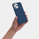 Thin and minimal iPhone 16 Pro case, navy blue