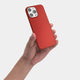 Thin and minimal iPhone 16 Pro case, red