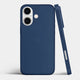 Ultra thin iPhone 16 case by totallee, navy blue