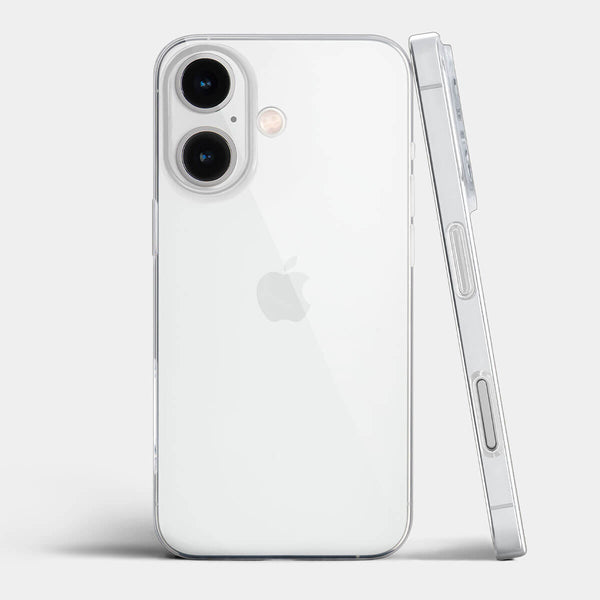 Ultra thin iPhone 16 case by totallee, frosted clear