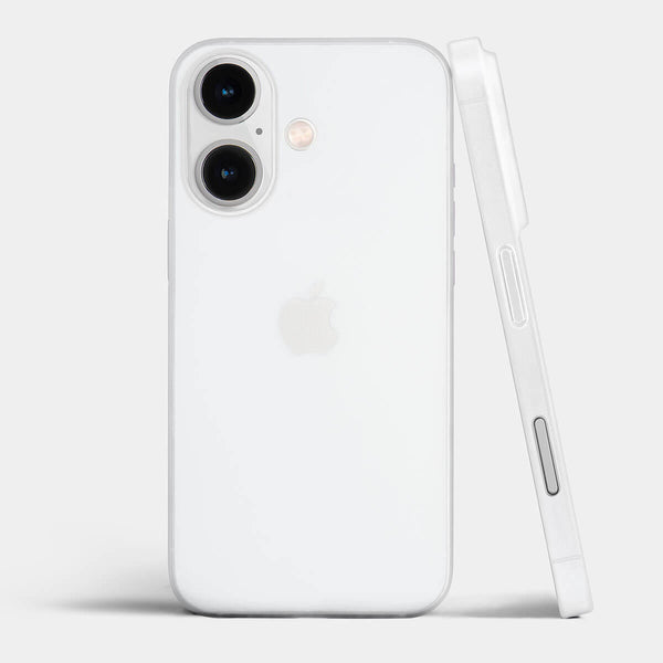 Ultra thin iPhone 16 case by totallee, frosted clear