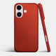 Ultra thin iPhone 16 case by totallee, red