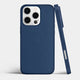 Ultra thin iPhone 16 Pro case by totallee, navy blue